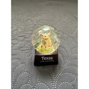 VTG TEXAS Small Tourist Souvenir Water ball Snow Globe Home Decor Accent Collect